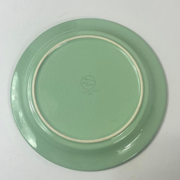 Nancy Calhoun Plate Seafoam Green Japan Stoneware Dessert Salad Replacement Vtg - Picture 2 of 4